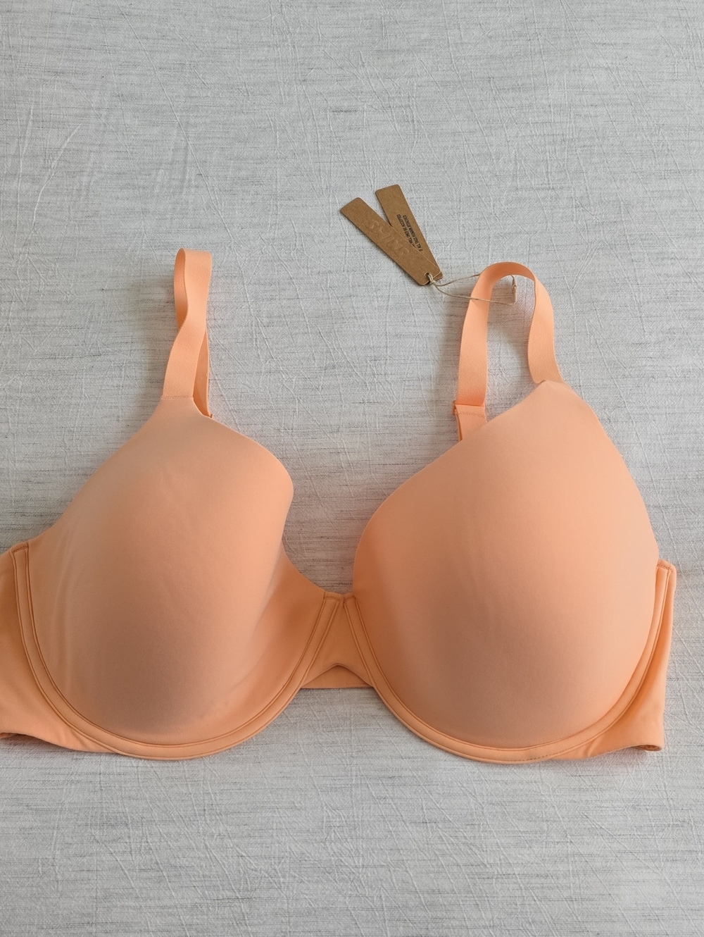 SKIMS Fits Everbody Scoop Plunge Bra Size:42F (42DDD) Faded Nectar